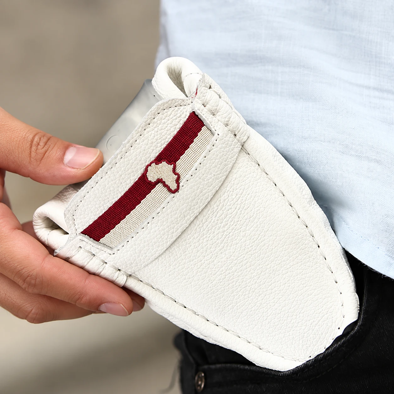 Signature Loafer — White view 3